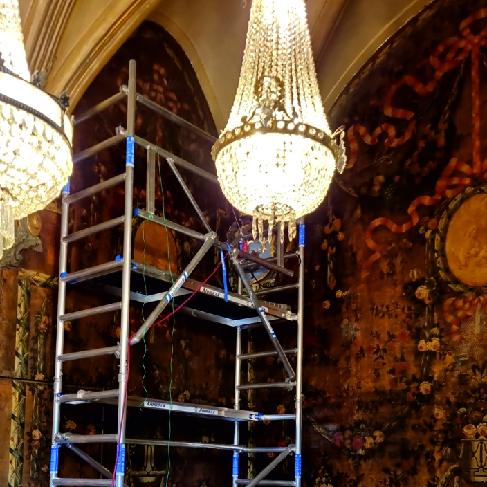 Conservatie en restauratie van goudleer bij monumentaal interieur